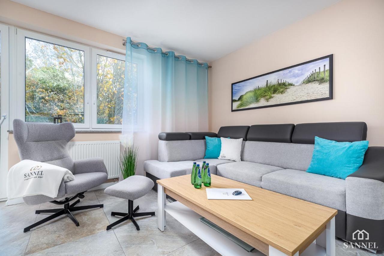 Apartament Lazure Przy Lesie-Sloneczne Tarasy Dziwnowek-Sannel Apartments For Rent ภายนอก รูปภาพ